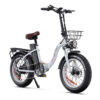 fehér összecsukahtó e-bike eladó