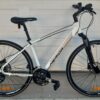 Hófehér MERIDA crosstrekk olajos tárcsafékes.